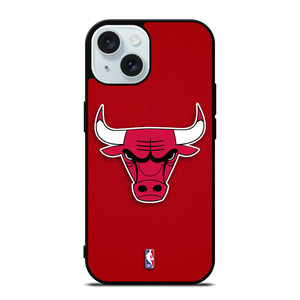 CHICAGO BULLS NBA BASKETBALL LOGO iPhone 15 Case Cover